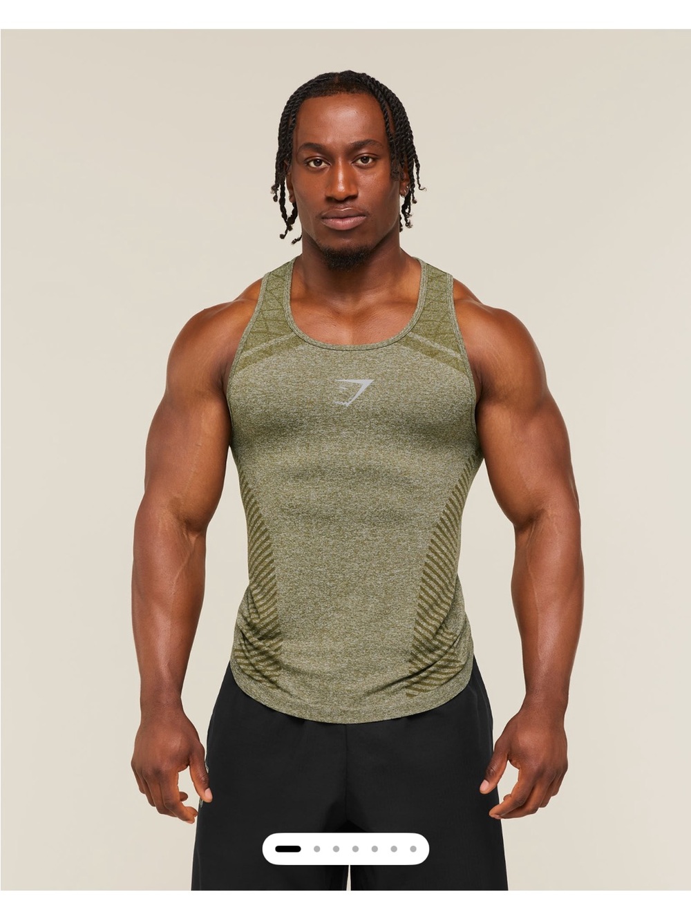 Gymshark Devant Seamless Tank Green
